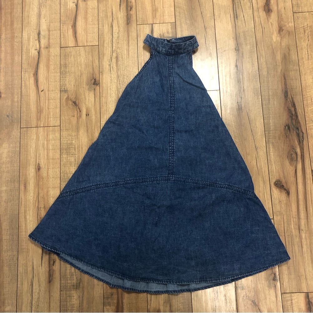 Free people jean high neck dress